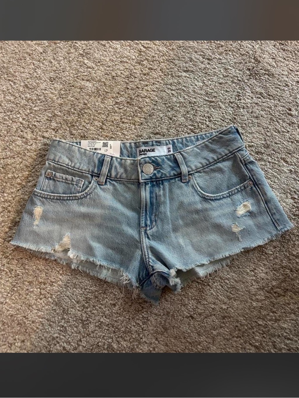 NWT Garage Ultra Low Rise Relaxed Shorts - Picture 2 of 4